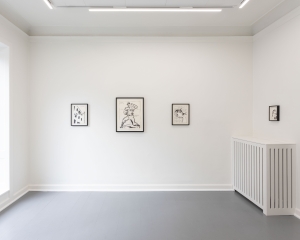 Raymond Pettibon Install 5lowres.JPG